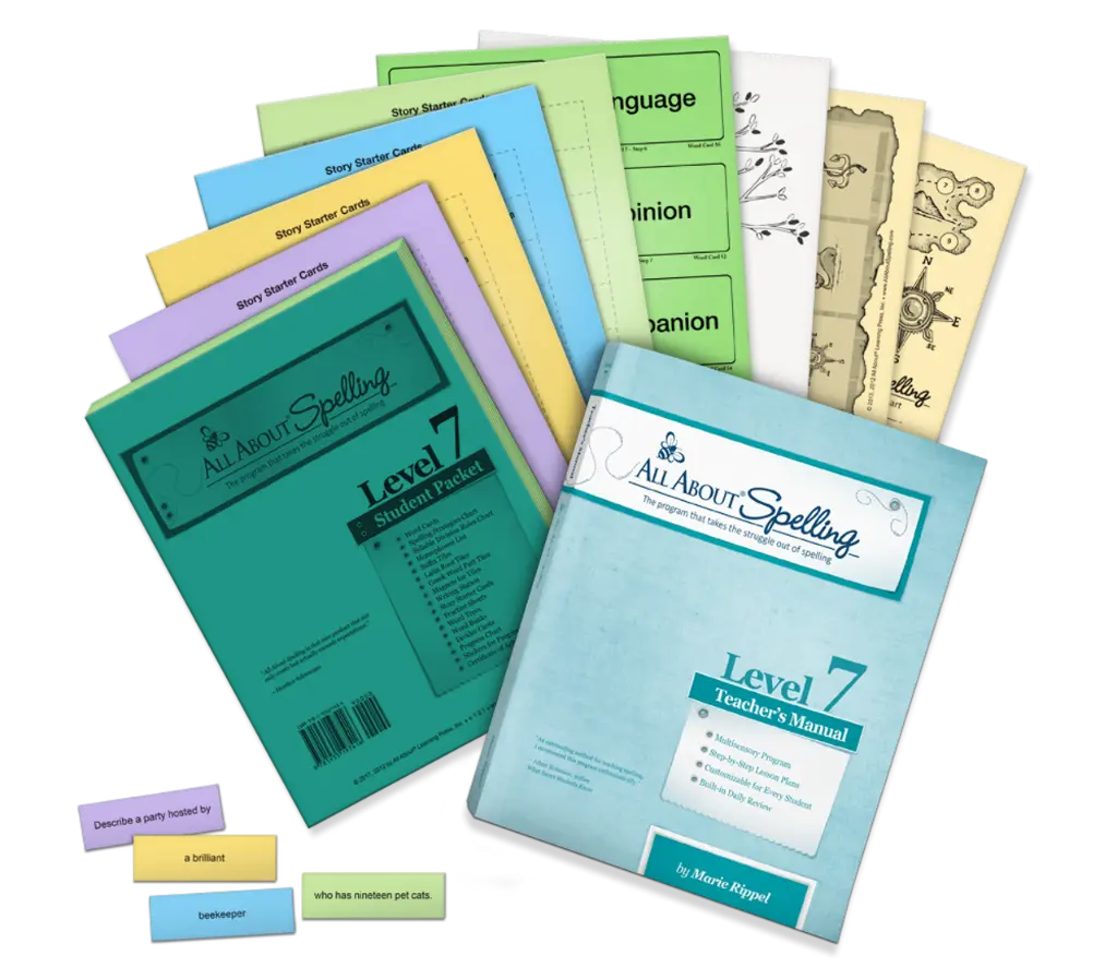 [AAS-L7] All About Spelling Level 7 Materials