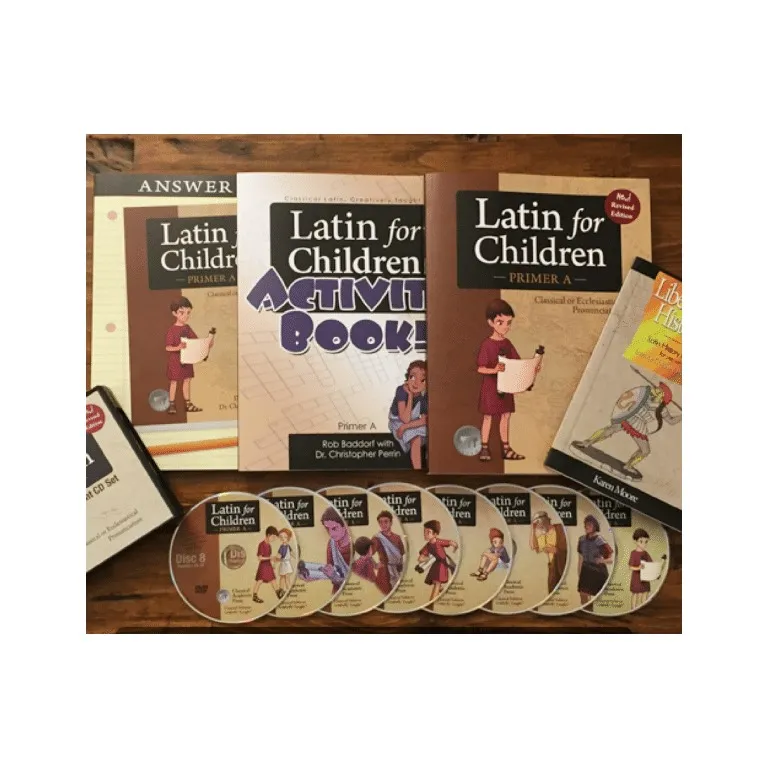 [9781600510007D] Latin for Children Primer A (Complete set DVD)