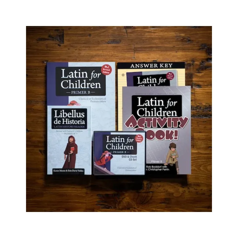 [9781600510069D] Latin for Children Primer B (Complete set DVD)