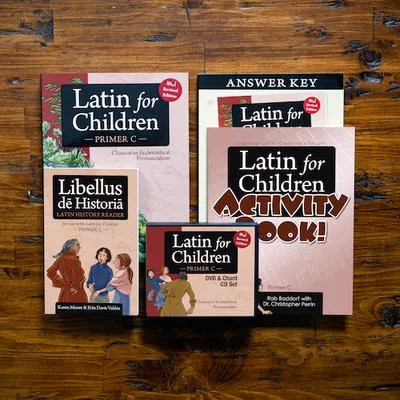 [9781600510120D] Latin for Children Primer C (Complete set DVD)