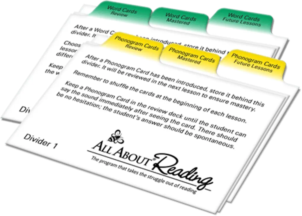 [ReadDiv] All about Reading Reading Divider cards