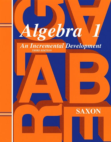 [1s018] Saxon Algebra 1, Solutions Manual
