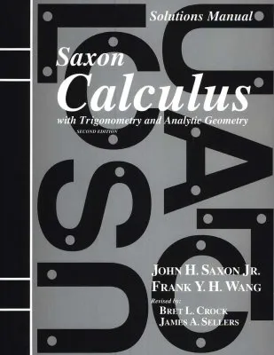 [4s006] Saxon Calculus Solutions Manual