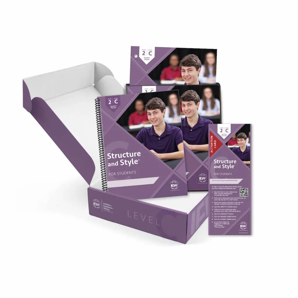 [SSS-2C-BASIC-FS] Structure and Style for Students : Year 2 Level C Basic (Forever Streaming)