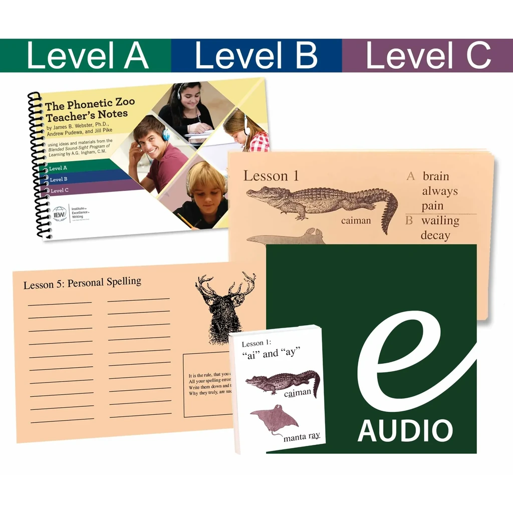 [PZ-PREM-E3] Phonetic Zoo Spelling Premier Package