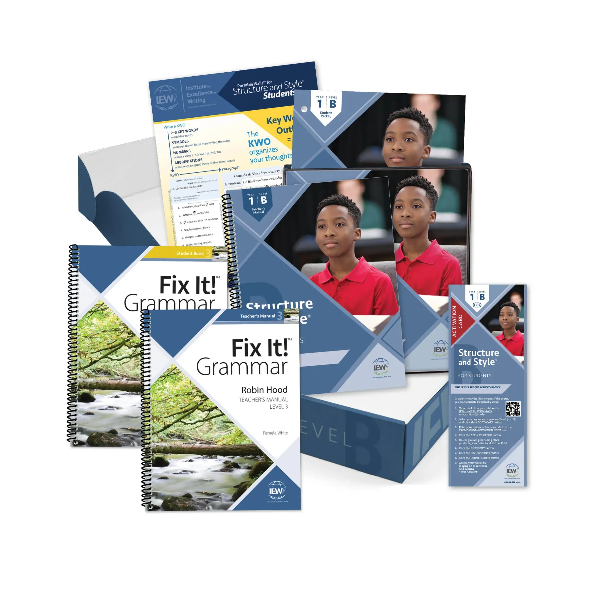 [SSS-1B-PLUS-FS] Structure and Style for Students : Year 1 Level B Basic Plus (Forever Streaming)