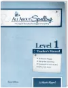 All About Spelling Level 1 Teacher's Manual