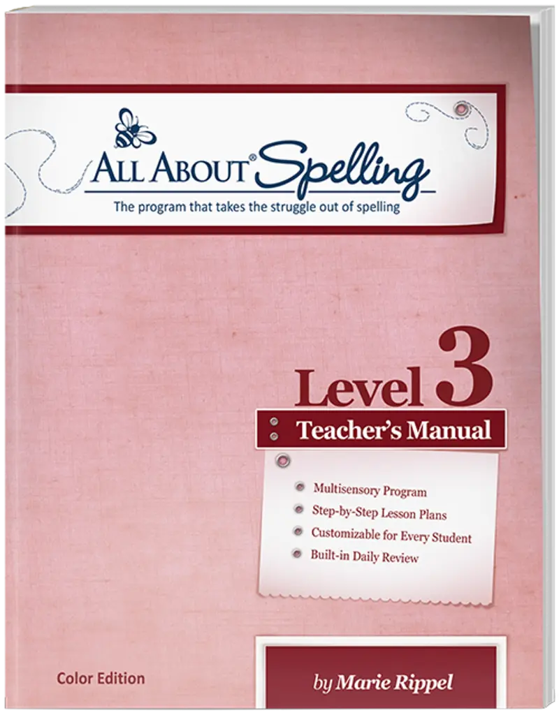 All About Spelling Level 3 Teacher's Manual