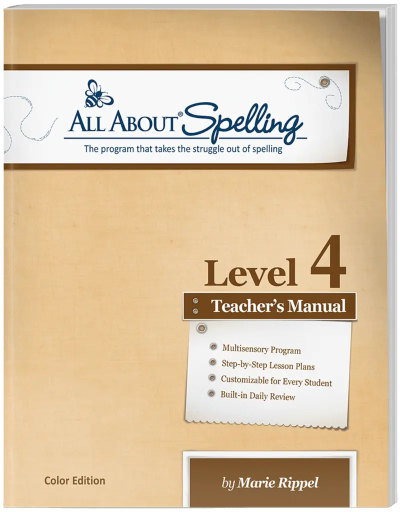 [AAS-L4-TMC] All About Spelling Level 4 Teacher's Manual