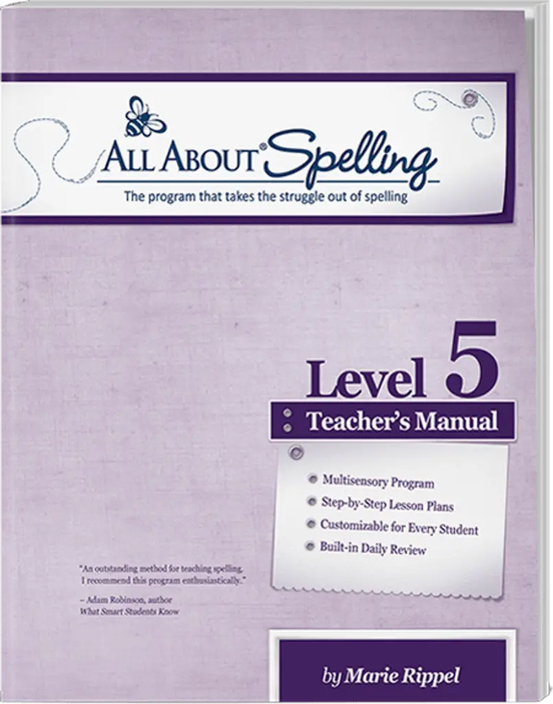 [AAS-L5-TM] All About Spelling Level 5 Teacher's Manual