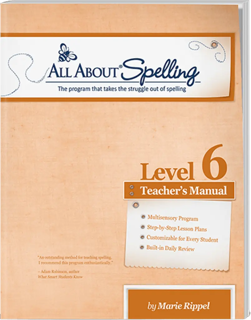 [AAS-L6-TM] All About Spelling Level 6 Teacher's Manual
