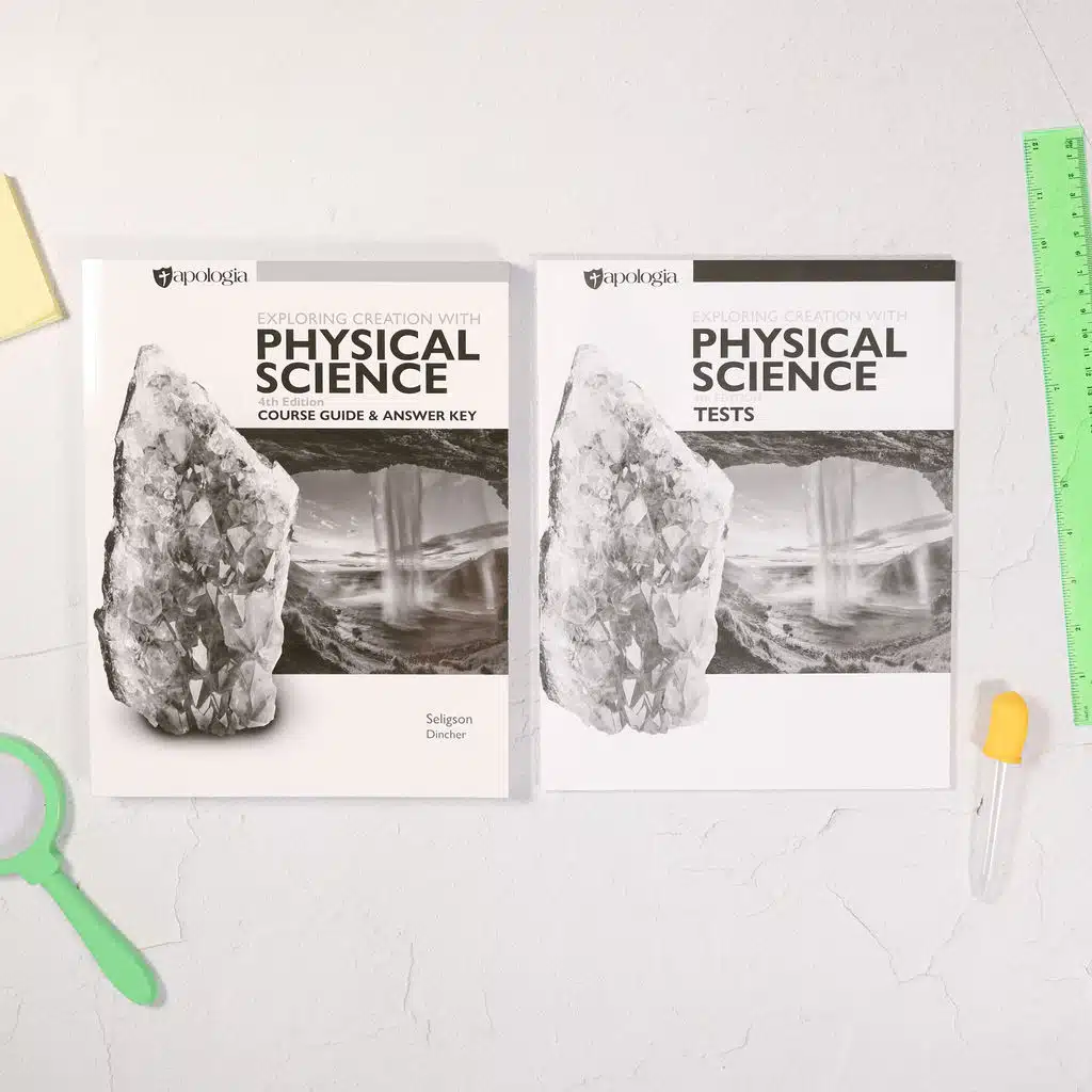 Physical Science Course Guide &amp; Answer Key + Test Pages