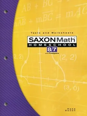 [Saxon8/7TestWorksh] Saxon 8/7 Tests and Worksheets