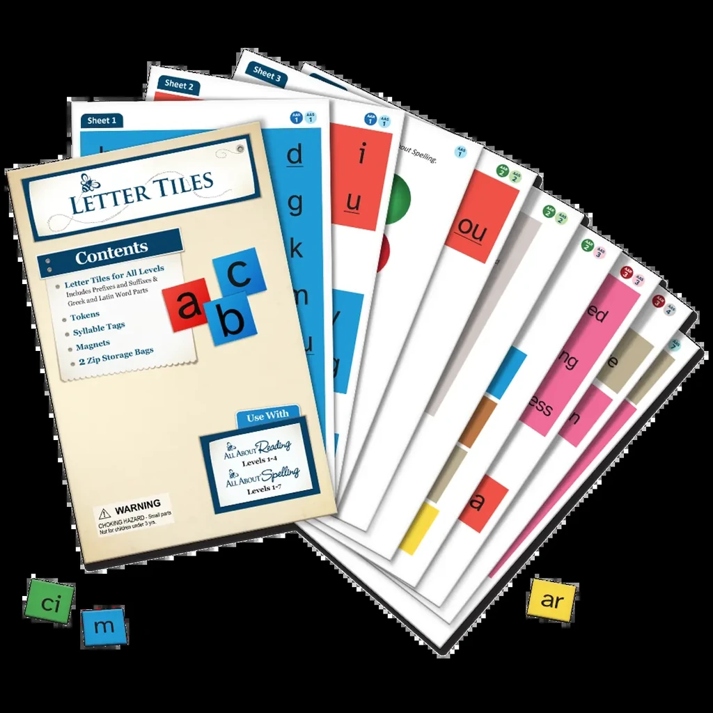 [AALIntkit] All About Reading and Spelling Letter Tiles